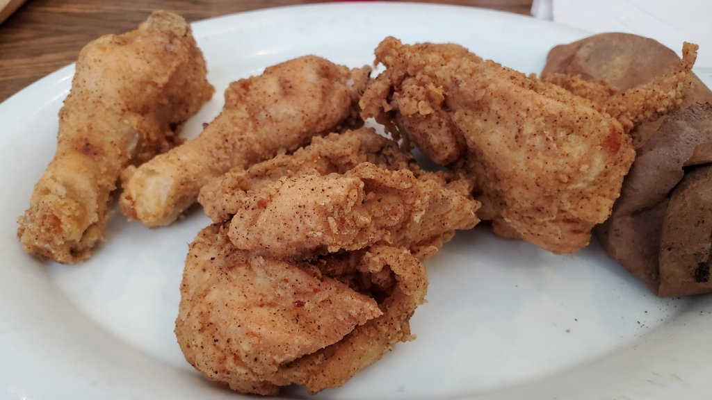 Fried Chicken at The Hawkinsivlle Steakhouse